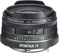 Купить об'єктив Pentax 15mm f/4.0 SMC DA ED AL Limited: цена от 30030 грн.