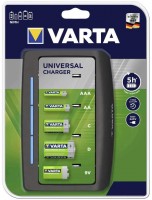 Купити зарядка для акумуляторної батарейки Varta Universal Charger 57648  за ціною від 1611 грн.