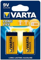 Купити акумулятор / батарейка Varta Longlife 2xKrona  за ціною від 150 грн.
