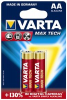 Купить акумулятор / батарейка Varta Max Tech 2xAA: цена от 103 грн.