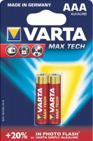 Купить акумулятор / батарейка Varta Max Tech 2xAAA: цена от 81 грн.