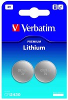 Купить аккумулятор / батарейка Verbatim Premium 2xCR2430  по цене от 47 грн.