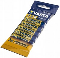 Купити акумулятор / батарейка Varta Longlife 8xAAA  за ціною від 170 грн.