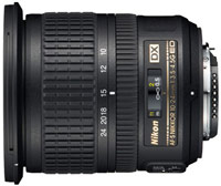 Купити об'єктив Nikon 10-24mm f/3.5-4.5G AF-S ED DX Nikkor  за ціною від 31000 грн.