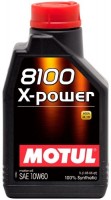 Купити моторне мастило Motul 8100 X-Power 10W-60 1L  за ціною від 640 грн.