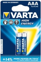 Купить акумулятор / батарейка Varta High Energy 2xAAA: цена от 103 грн.