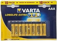 Купить акумулятор / батарейка Varta Longlife Extra 10xAAA: цена от 235 грн.
