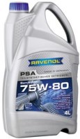 Купить трансмиссионное масло Ravenol PSA 75W-80 4L  по цене от 2713 грн.