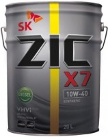 Купити моторне мастило ZIC X7 10W-40 Diesel 20L  за ціною від 3908 грн.