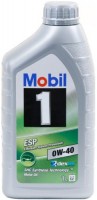 Купить моторное масло MOBIL ESP 0W-40 1L  по цене от 520 грн.
