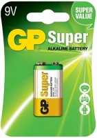 Купить акумулятор / батарейка GP Super Alkaline 1xKrona: цена от 113 грн.