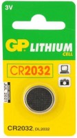 Купить аккумулятор / батарейка GP 1xCR2032  по цене от 45 грн.