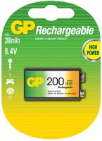 Купить аккумулятор / батарейка GP 1xKrona 200 mAh  по цене от 190 грн.