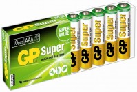 Купити акумулятор / батарейка GP Super Alkaline 10xAAA за ціною від 178 грн.