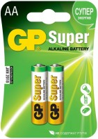 Купить акумулятор / батарейка GP Super Alkaline 2xAA: цена от 45 грн.