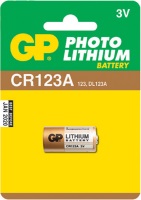 Купить аккумулятор / батарейка GP Photo 1xCR123A  по цене от 219 грн.