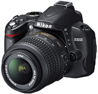 Купить фотоаппарат Nikon D3000 kit  по цене от 7500 грн.