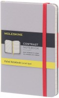 Купити блокнот Moleskine Contrast Ruled Notebook Pocket Grey  за ціною від 695 грн.