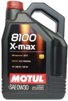 Купить моторное масло Motul 8100 X-Max 0W-30 5L  по цене от 2262 грн.