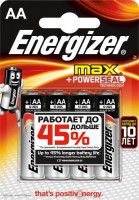 Купить аккумулятор / батарейка Energizer Max 4xAA  по цене от 90 грн.