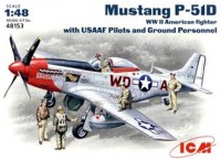 Купить сборная модель ICM Mustang P-51D (1:48)  по цене от 617 грн.