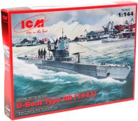 Купить збірна модель ICM U-Boat Type IIB (1943) (1:144): цена от 673 грн.
