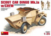 Купить сборная модель MiniArt Scout Car Dingo Mk.1a w/Crew (1:35)  по цене от 1360 грн.