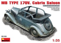 Купити збірна модель MiniArt MB TYPE 170V Cabrio Saloon (1:35)  за ціною від 1317 грн.