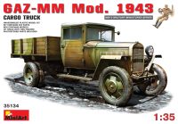 Купить сборная модель MiniArt GAZ-MM Mod. 1943 Cargo Truck (1:35)  по цене от 945 грн.