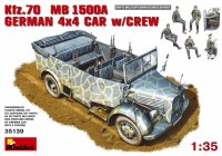 Купить сборная модель MiniArt Kfz.70 MB 1500A German 4x4 Car w/Crew (1:35)  по цене от 1550 грн.