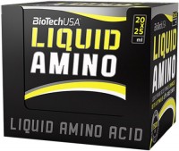 Купити амінокислоти BioTech Liquid Amino (20x25 ml) за ціною від 1080 грн.