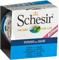 Купити корм для кішок Schesir Kitten Canned Tuna/Aloe 85 g  за ціною від 84 грн.