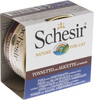 Купить корм для кішок Schesir Adult Canned Tuna/Anchovy 85 g: цена от 93 грн.
