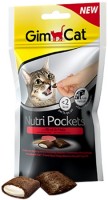 Купити корм для кішок Gimpet Adult Nutri Pockets Beef/Malt 60 g  за ціною від 77 грн.