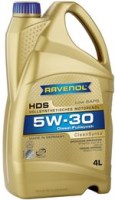 Купити моторне мастило Ravenol HDS 5W-30 4L  за ціною від 1409 грн.