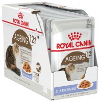 Купити корм для кішок Royal Canin Ageing 12+ Jelly Pouch 12 pcs  за ціною від 396 грн.