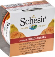 Купити корм для собак Schesir Adult Canned Chicken/Papaya 150 g  за ціною від 126 грн.