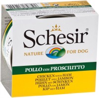 Купити корм для собак Schesir Adult Canned Chicken/Ham 0.15 kg  за ціною від 120 грн.