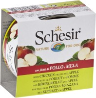 Купить корм для собак Schesir Adult Canned Chicken/Apple 150 g  по цене от 126 грн.