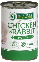 Купити корм для собак Natures Protection Puppy Canned Chicken/Rabbit 0.4 kg  за ціною від 164 грн.