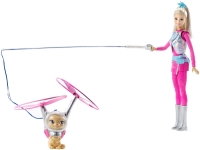 Купить кукла Barbie Star Light Adventure Galaxy Doll and Hover Cat DWD24  по цене от 850 грн.