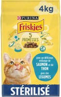 Купить корм для кошек Friskies Adult Sterilised Salmon 270 g  по цене от 50 грн.