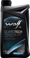 Купити моторне мастило WOLF Guardtech 15W-40 SL/CF 1L  за ціною від 213 грн.