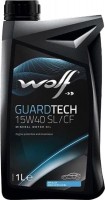 Купити моторне мастило WOLF Guardtech 15W-40 SL/CF 1L  за ціною від 223 грн.