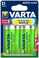 Купить акумулятор / батарейка Varta Rechargeable Accu 2xD 3000 mAh: цена от 645 грн.