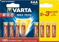 Купити акумулятор / батарейка Varta Max Tech 8xAAA  за ціною від 194 грн.