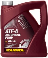 Купить трансмиссионное масло Mannol ATF-A Automatic Fluid 4L  по цене от 679 грн.