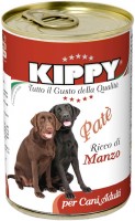 Купить корм для собак Kippy Adult Pate with Beef 0.4 kg  по цене от 61 грн.