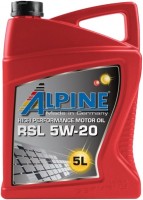 Купить моторное масло Alpine RSL 5W-20 5L: цена от 1381 грн.