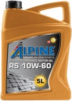 Купить моторное масло Alpine RS 10W-60 5L  по цене от 2203 грн.
